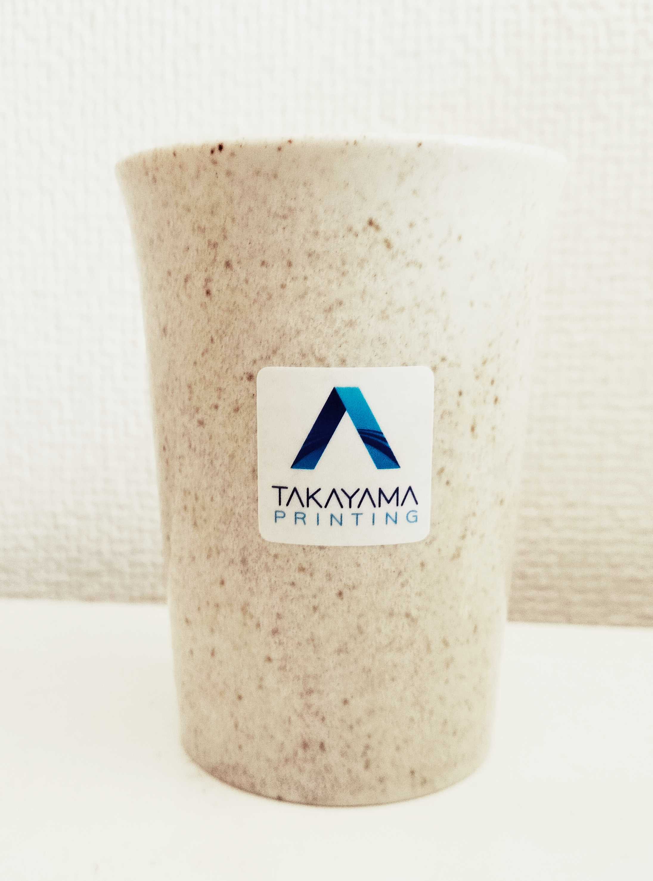 コップへの貼り付け例